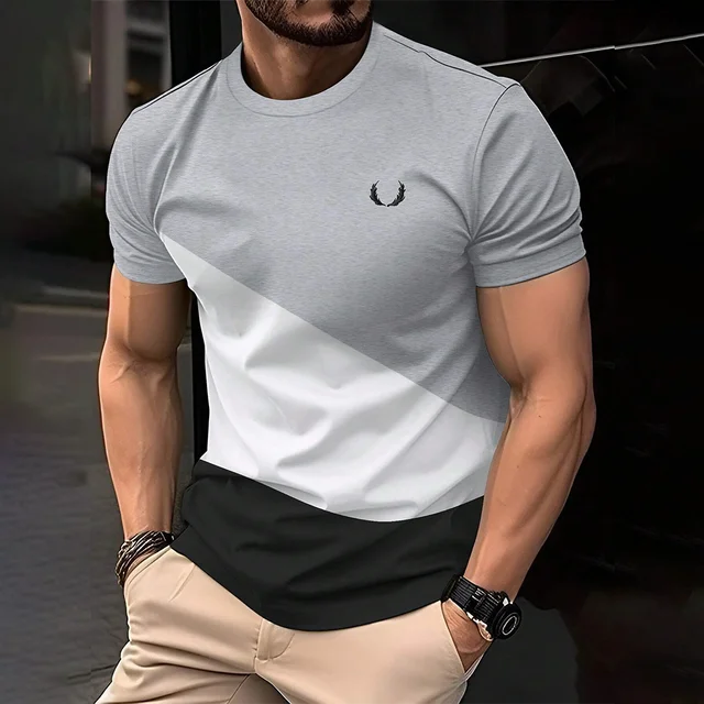 Men's Colour Block T-Shirt