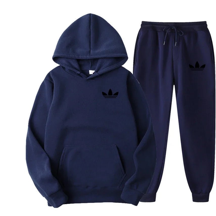 Men's Hooded Tracksuit Set