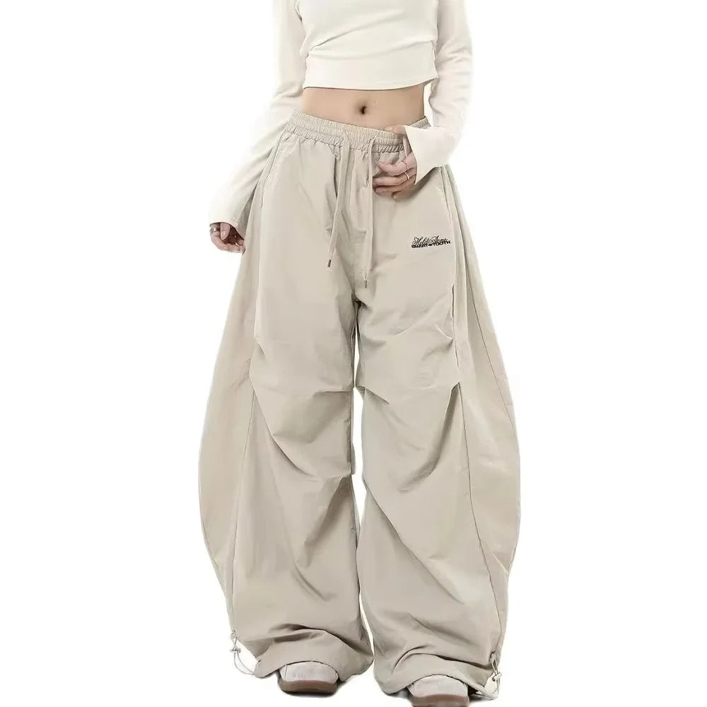Women's Wide Leg Cargo Joggers