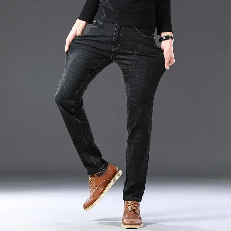 Men's Elastic Waist Jeans