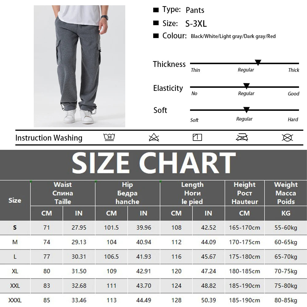 Men's Multi-Pocket Joggers