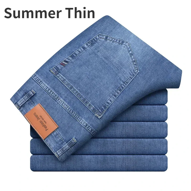 Men's Grey Stretch Jeans